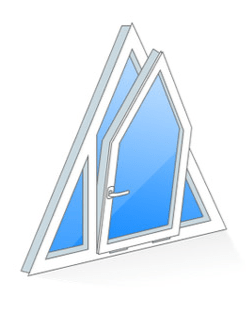 Треугольные окна